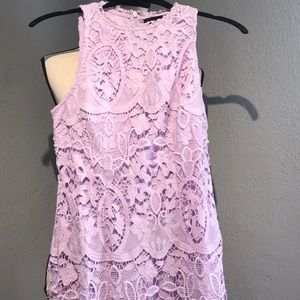 Purple body-con dress